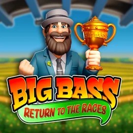Official Slots logo: Big Bass Return to the Races by Pragmatic Play at Rizz Casino
