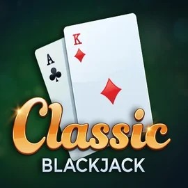 Classic Blackjack online game logo by Red Tiger Gaming on rizzcasino-nl.com