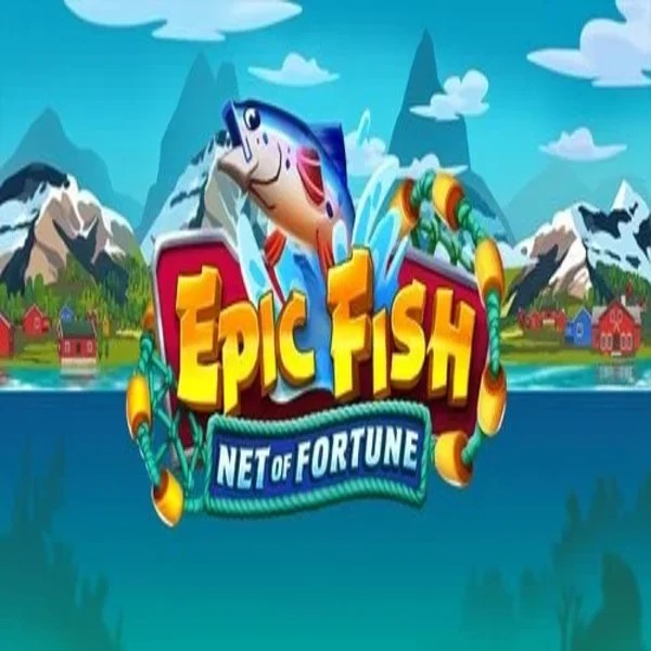 Epic Fish Net of Fortune slot logo by Quickspin at Rizz CasinoEpic Fish Net of Fortune