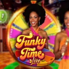 Funky Time slot icon by Evolution, available at Rizz Casino