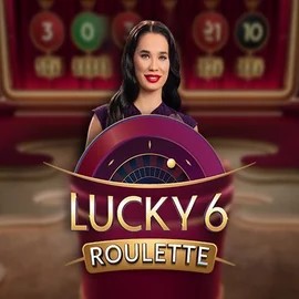 Lucky 6 Roulette logo by Pragmatic Play at Rizz Casino