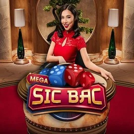 Mega Sic Bac slot logo by Pragmatic Play at Rizz Casino