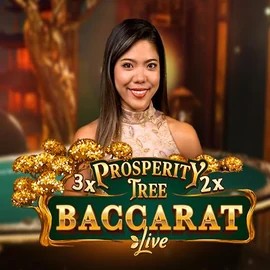 Prosperity Tree Baccarat slot visual from Evolution available on rizzcasino-nl.com